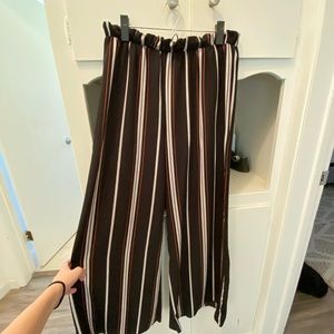 Stripe flowy pants